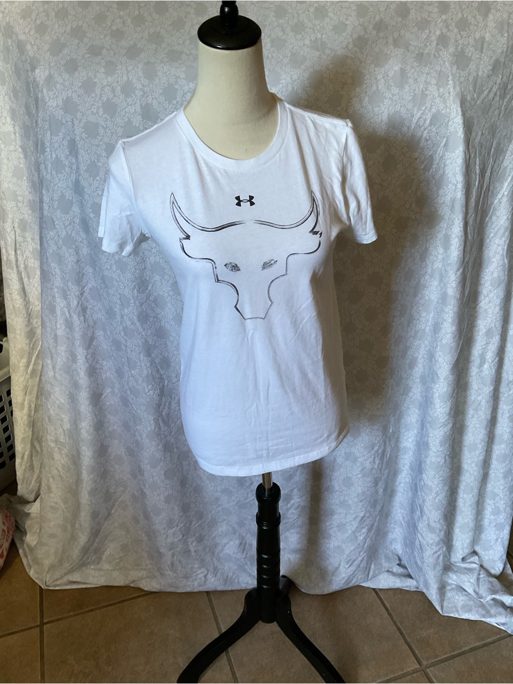 Under Armour Project Rock White T-Shirt